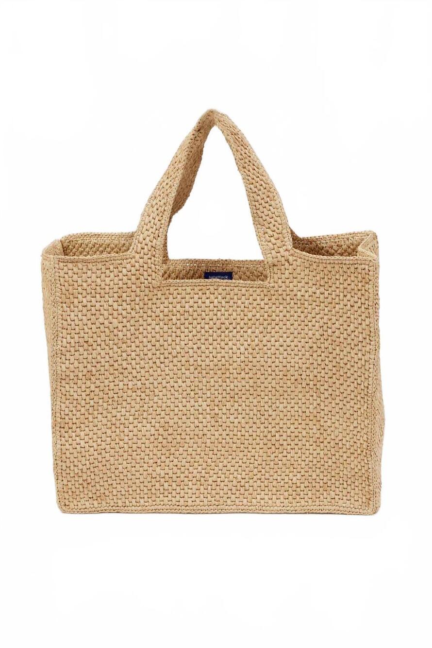 NEW HAT ATTACK women's lulu tote bag in natural
